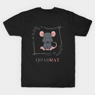 QUADRAT, for rat lovers! T-Shirt